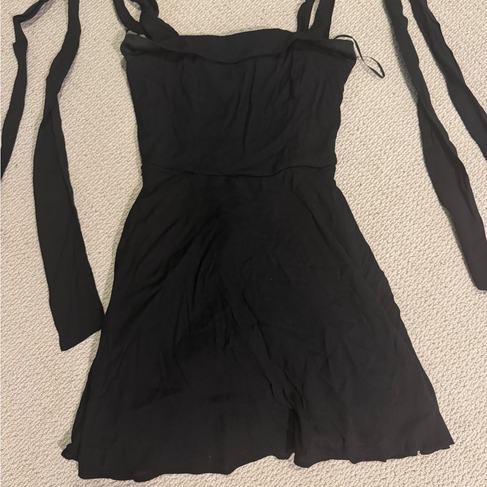 Francesca Black Mini Dress